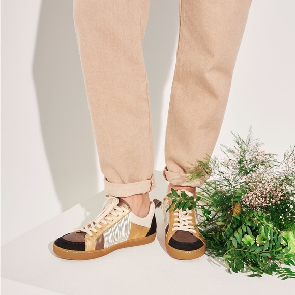 COTÉLAC - gold neutral sneaker - style # CI9B821 - perfect condition - Picture 3 of 5